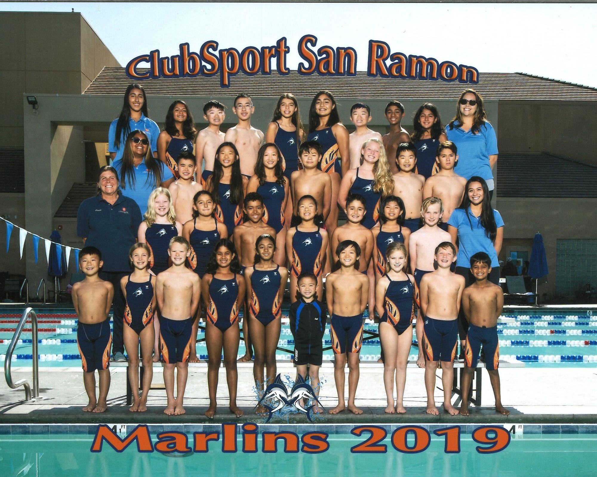 Swim Team At ClubSport San Ramon